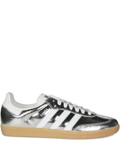 Adidas Originals Adidas "samba" Og Woman Sneakers Shoes In Silver