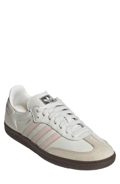 Adidas Originals Adidas Samba Sneaker In Cream White/violet/sand