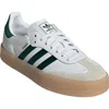 Adidas Originals Adidas Samba Sneaker In White/green/white