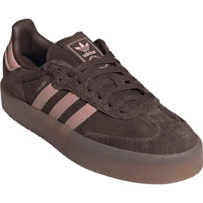 Adidas Originals Adidas Sambae Sneaker In Dark Brown/mauve/gum M2