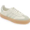 Adidas Originals Adidas Sambae Sneaker In Off White/green/green Met.