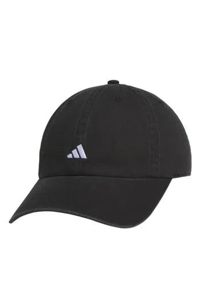 Adidas Originals Adidas Saturday 3 Baseball Cap In Black/white