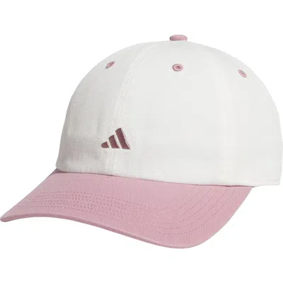 Adidas Originals Adidas Saturday 3 Baseball Cap In Pink