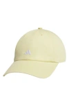 Adidas Originals Adidas Saturday 3 Baseball Cap In Yellow