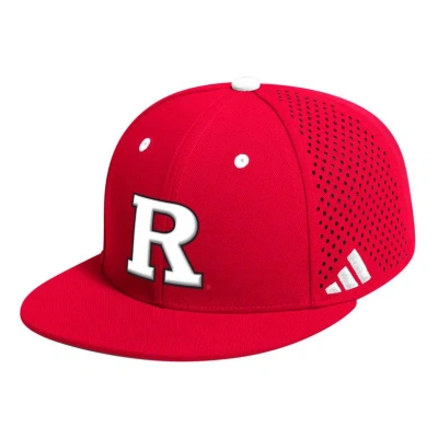 Adidas Originals Adidas Scarlet Rutgers Scarlet Knights On-field Baseball Fitted Hat