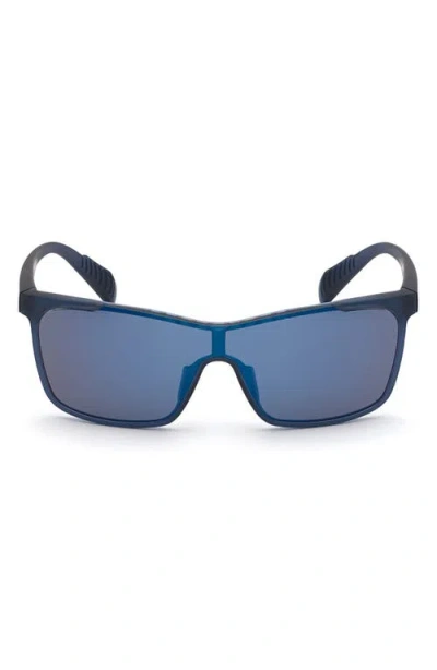 Adidas Originals Adidas Shield Sunglasses In Blue