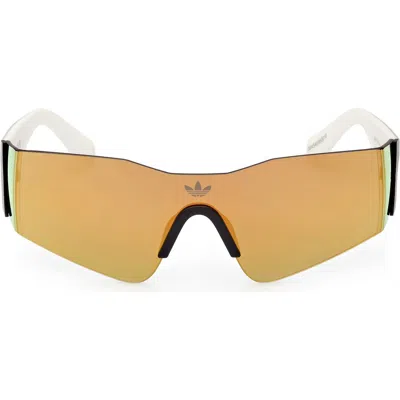 Adidas Originals Adidas Shield Sunglasses In Yellow