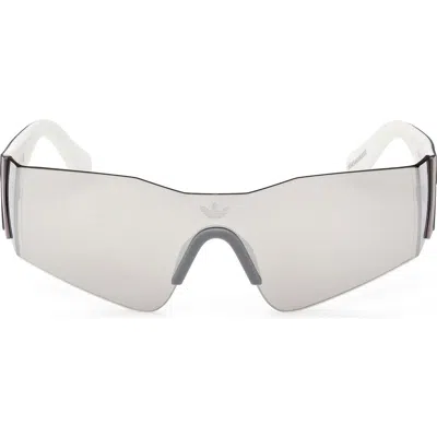 Adidas Originals Adidas Shield Sunglasses In Gray