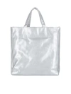 Adidas Originals Dual Handle Rectangular Tote Bag In Silver