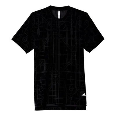 Adidas Originals Adidas Short Sleeve Graphic Dna T Shirts In Black