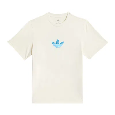 Pre-owned Adidas Originals Adidas Skateboarding X Kogancult Dragon Tee 'cream White/lucid Ray Blue' | Men's Size Xl