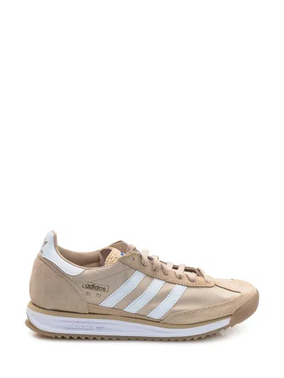 Adidas Originals Adidas Sl 72 Beige Sneakers With White Details In Multi