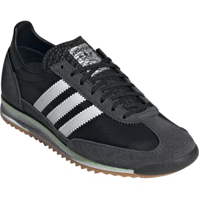 Adidas Originals Womens Black White Carbon Sl 72 Leather Low-top Trainers
