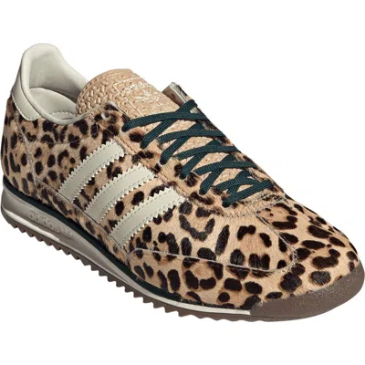 Adidas Originals Sl 71 Og Leopard-pattern Sneakers In Brown