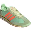 Adidas Originals Adidas Sl 72 Sneaker In Green Spark/orange/off White