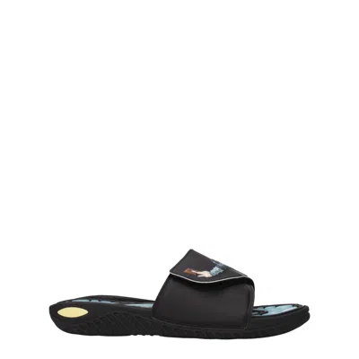 Adidas Originals Adidas Slippers And Clogs Yugioh Men's Rubber Black/light Blue