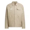 Adidas Originals Adidas Small Logo Padded Jacket Asia Sizing 'tan' In Neutral