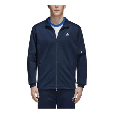 Adidas Originals Kids' Adidas Snap Track Top In Blue
