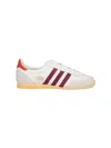 Adidas Originals Womens Offwhite Shadow Red Oran Japan Leather Low-top Trainers