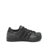 Adidas Originals X Avavav Superstar Leather Sneakers In Black