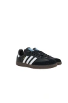 Adidas Originals Low-top Rubber Sole Sneakers With Contrast Stripes In Black