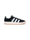 Adidas Originals Low-top Round Toe Sneaker With Flat Rubber Sole In Black