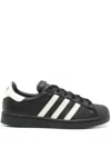 Adidas Originals Superstar Sneakers In Black And White In Cblac