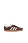 Adidas Originals Samba Og Sneakers In Maroon+crewht+goldmt