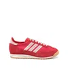 Adidas Originals Womens Adidas Sl72 Shell And Suede Low-top Trainers In Red