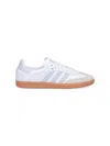 Adidas Originals Womens Adidas Samba Og Logo-print Leather And Suede Low-top Trainers In White