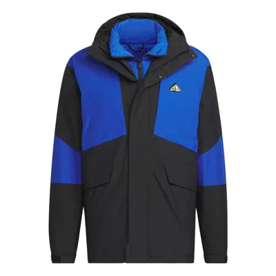 Adidas Originals Adidas Snow Sport-inspired 3-in-1 Down Jacket 'black Blue'