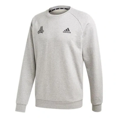Adidas Originals Adidas Soccer/football Sports Loose Pullover Light Grey In Brown