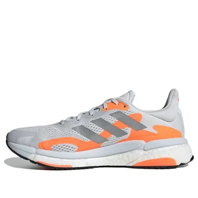 Adidas Originals Adidas Solar Boost 3 'grey Screaming Orange' In Gray