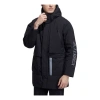 Adidas Originals Adidas Solid Color Casual Hooded Down Jacket Black