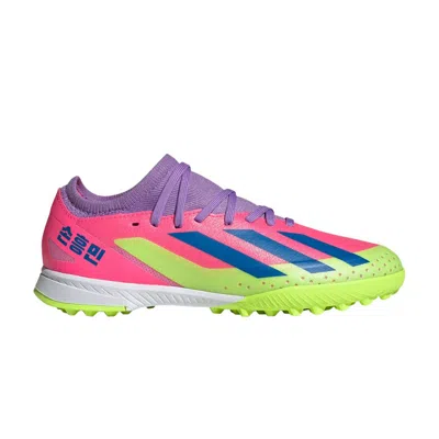 Pre-owned Adidas Originals Adidas Son Heung-min X X Crazyfast Son.3 Tf J 'south Korea Nightlife' | Pink | Kid's Size 4
