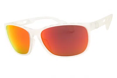 Adidas Originals Adidas Sp0014 Sport Wraparound Sunglasses In White