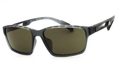 Adidas Originals Adidas Sp0024 Sport Wraparound Sunglasses In Gray