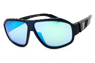 Adidas Originals Adidas Sp0025 Sport Wraparound Sunglasses In Black