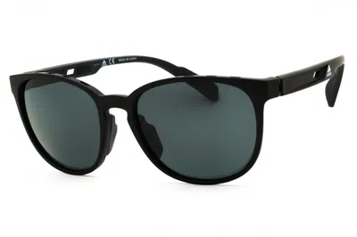 Adidas Originals Adidas Sp0036 Sport Wraparound Sunglasses In Black