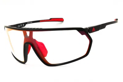 Adidas Originals Adidas Sp0088 Sport Wraparound Sunglasses In Orange