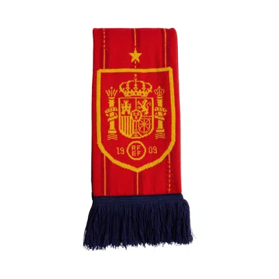 Pre-owned Adidas Originals Adidas Spain 26 Scarf 'dark Blue / Vivid Red / Crew Yellow' | Men's Size Onesize