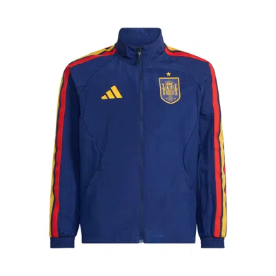 Pre-owned Adidas Originals Adidas Spain Home Anthem Jacket Gs 'dark Blue' | Kid's Size S