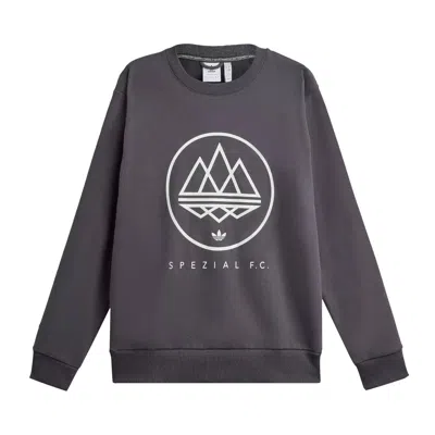 Pre-owned Adidas Originals Adidas Spezial Fc Sweatshirt 'utility Black' | Grey | Men's Size Xl