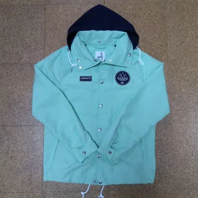 Pre-owned Adidas Originals Adidas Spezial Livesey Anorak Nylon Jacket Cf7301 Men's Green Black Jp/m Us/s