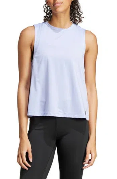 Adidas Originals Adidas Split Yoga Tank In Violet Tone