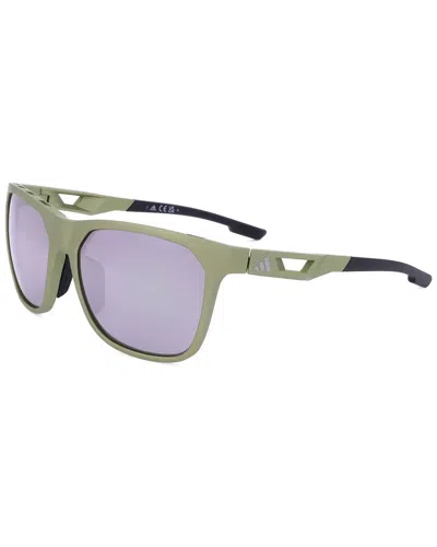 Adidas Originals Adidas Sport Unisex 55mm Sunglasses In Green