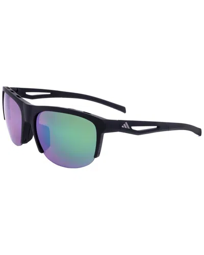 Adidas Originals Adidas Sport Unisex 66mm Sunglasses In Black
