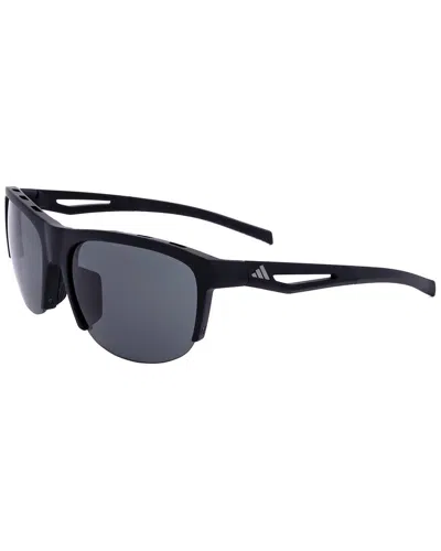 Adidas Originals Adidas Sport Unisex 66mm Sunglasses In Black