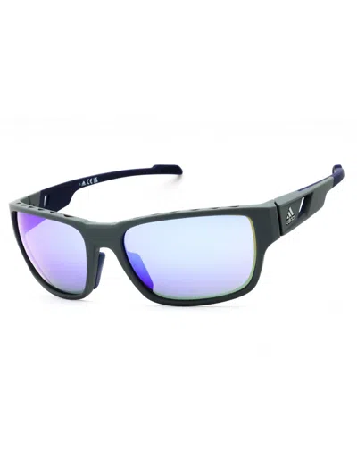 Adidas Originals Adidas Sport Wraparound Sunglasses For Men In Multi