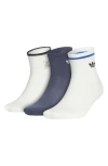 Adidas Originals Adidas Sports Club Assorted 3-pack Quarter Socks In Multi
